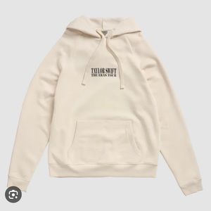 Taylor Swift Eras Tour Beige Hoodie